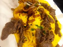 滑蛋牛叉烧捞出前一丁-有章牛杂(石厦店)