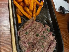 澳洲谷饲黑安格斯西冷牛排-澳骄 Aussie Kitchen·手工披萨·西餐(国大店)