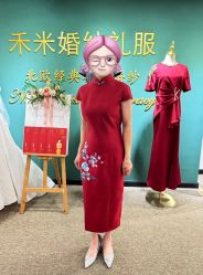 -禾米旗袍妈妈装礼服定制(嘉业国贸店)