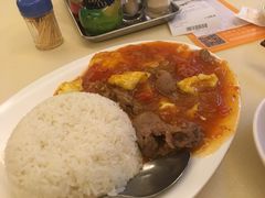 茄蛋牛肉飯配湯-永盈茶餐厅(中山四路店)