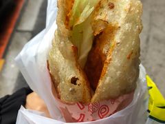 -小红车炸蛋葱油饼