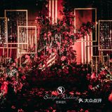 [加油][加油][加油]暗红色系的婚礼！
