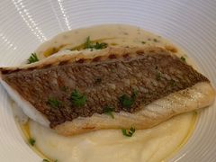 煎真鲷鱼黄油白沙司配焖葱-羽深肉铺 Steak & Wine