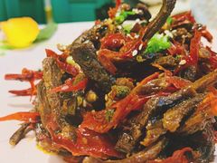自贡手撕牛肉-甜阿姨·天台花园私房菜(万松园店)