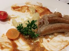 纽伦堡香肠配酸菜、土豆泥-兰特伯爵西餐厅·啤酒屋(方庄店)