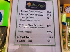 菜单-Dooley's Premium Ice Cream