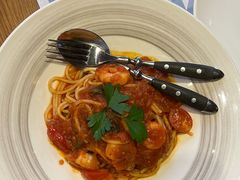 虾仁茄汁意面-Paulaner·德国帕拉娜自酿啤酒餐厅(海上世界店)