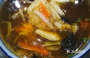 Luo Han Vegetable Noodles with Soft-Boiled Egg