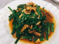 韭菜炒章鱼-金海湾海鲜排档(朱家尖店)