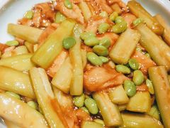 青豆丝瓜烧面筋-北平盛世·新京菜·北京烤鸭(劲松·双井店)