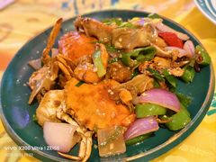 姜葱炒蟹-桥东喜碧海鲜街(水东街店)