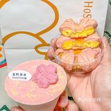 当我去东湖拍樱花拿出了这个樱花提拉米苏