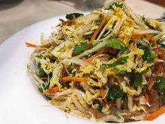 菜心拌蜇皮-船梆煮•蒸汽海鲜·炉火烤肉(五四广场店)