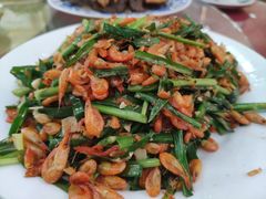 韭菜炒河虾-途肴·老农饭庄(百里峡店)
