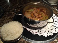 黑猪五花肉套餐-猪啊牛呀羊啊铜盘烤肉(正大广场店)