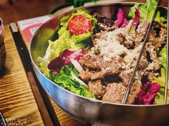 牛外脊沙拉-机器人火炉披萨