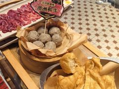 澳洲牛肉丸-沙胆彪炭炉牛杂煲(上海日月光广场店)