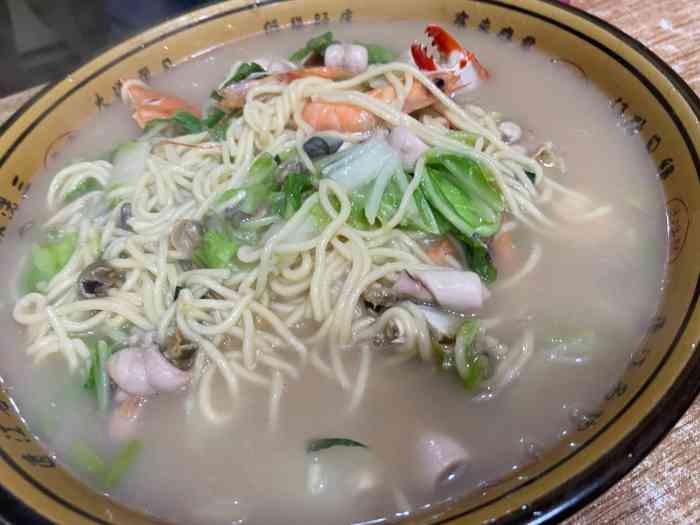 港头焖面-"来福清被同行的伙伴强烈推荐这家港头焖面,.