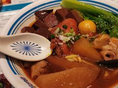 一碗全拼车仔面-敏华冰厅(平安金融中心店)