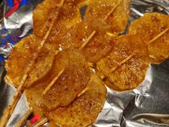 烤土豆片-路边摊小炉子烧烤