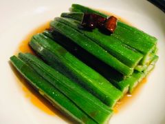 椒麻秋葵-港丽餐厅