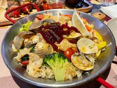 奶油海鲜铁锅饭-遇见西木美式餐厅(体育路店)