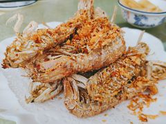 椒盐皮皮虾-傻记乳鸽王海鲜餐厅