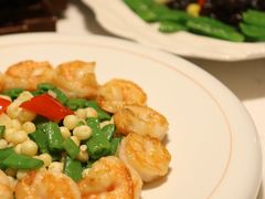 鸡头米炒虾球-珍呈中餐厅•粤川淮扬新疆(乌鲁木齐康莱德酒店)