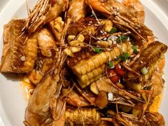 油焖金钱虾-老阿爸鲜鱼土菜(园区永旺店)