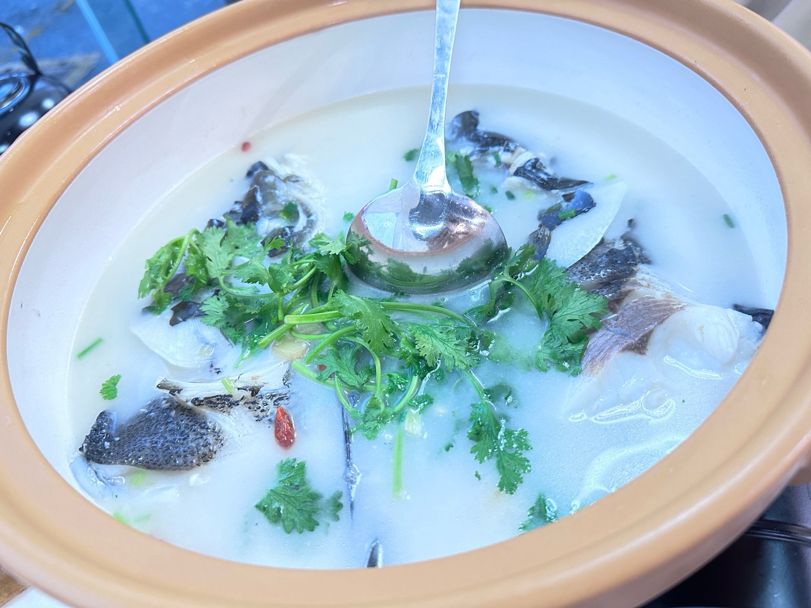 清炖鱼头汤好滋味
