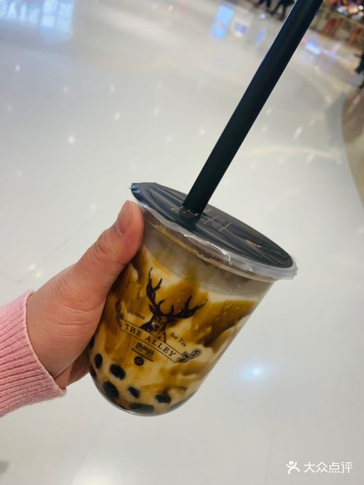 鹿角巷the alley(合生汇店)黑糖鹿丸鲜奶图片