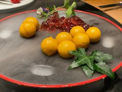 金桔鹅肝配石榴红酒冻-辛香汇·现炒川菜(淮海路百盛店)