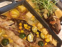 金酸汤烤鱼-北京王府井希尔顿酒店·万斯阁西餐厅