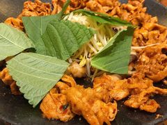 铁板章鱼五花肉-春熙台韩国料理·章鱼肥牛(西丽店)