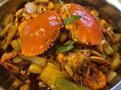 香辣蟹炒菜-秦记香辣蟹(松榆里店)