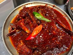 -草家酱蟹炭火烤肉店(珲春南路二店)