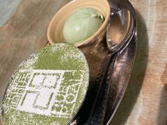 龙井提拉米苏配绿茶冰淇淋-湖滨28中餐厅·西湖宴·杭州君悦酒店
