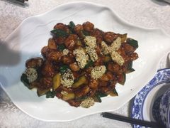 酱爆核桃仁鸡丁-京味民福烤鸭店(建设四马路店)