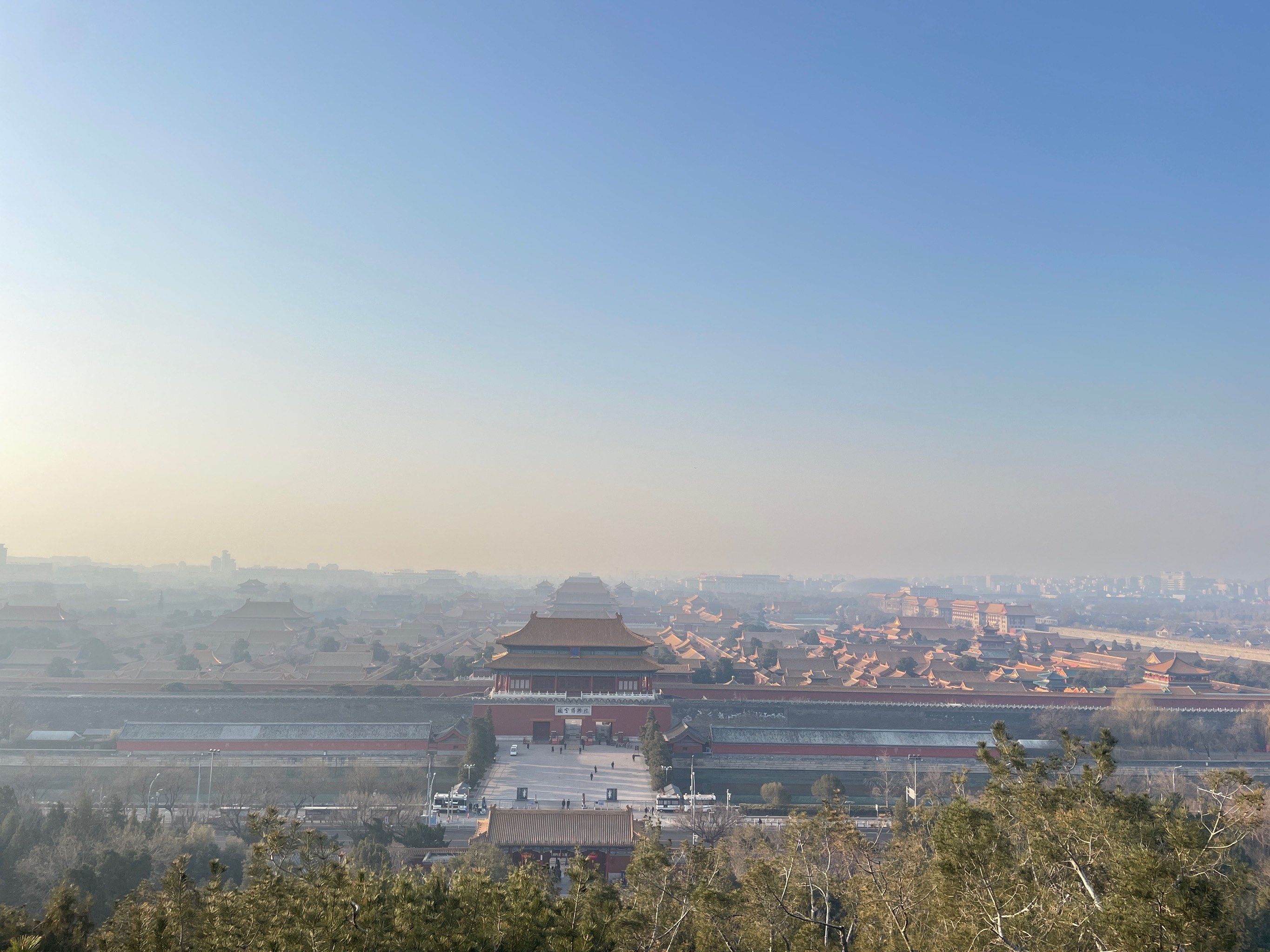 景山公园 俯瞰故宫