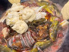 玉米面贴饼-江湖水乡铁锅炖魚(周庄嘉园店)