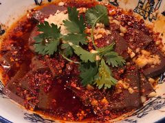 辣子蒜羊血-汉唐宴长安食府