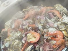 蒸海鲜-农家乐大锅台铁锅炖(四流中路店)