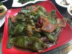 肘皮压豆角-李连贵熏肉大饼(天通苑店)