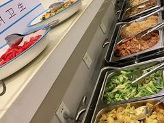 自助取餐区-鹈鹕素食餐厅自助餐部(正阳街店)