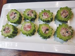 苦瓜酿肉-好汉锅园林秘制老火锅 柴火霸王鸡(金沙店)
