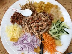 七彩捞起猪肚丝-水乡人家私房菜(逢简店)