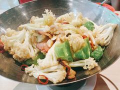 干锅腊肉花菜-避风塘(宝山万达店)