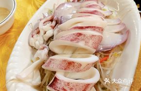 Steamed Squid with Roe
