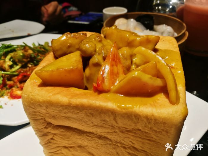 高第街56号餐厅(银座商城玉函店)-面包咖喱鸡-菜-面包咖喱鸡图片-济南