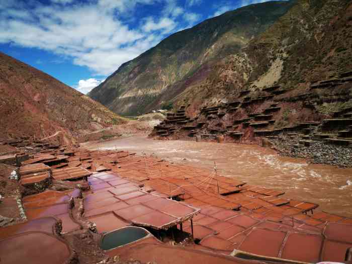 西藏盐井景区-"自从进入藏区以后,每一秒都是风景,白天有.